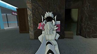 Shark pounds furry beach sex frenzy!