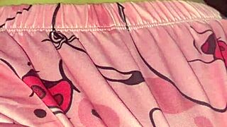 i slip into my cute pajamas teasing you softly