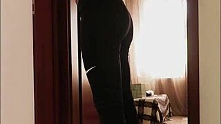 he pounds me hard right in the middle of yoga isolation creampie finish