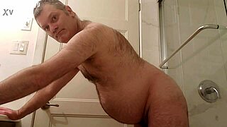 nude martin lavallée dildos ass in bathroom