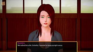 Redhead babe with big ass and small tits plays naughty game.