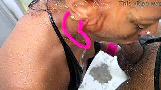 Nilmini Sheron Delivers Bathroom Blowjob and Pussy Ride