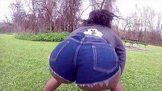 ambitious booty licks baby cherokee's wet pussy