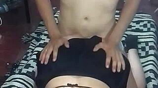 i'm sexy police milf fucking stranger thong panties after party hookup