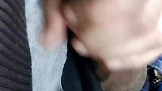 canadian college slut rides rough cock in car