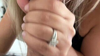 damn this sexy pregnant babe swallows that huge load like a total pro