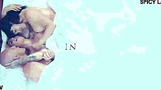 Blonde and brunette milfs with massive tits awaken sweetly in threesome riding spooning and swapping cum