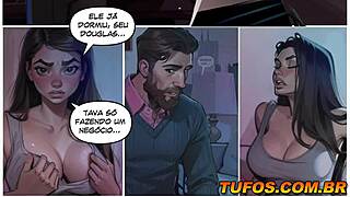 Boss catches hot Brazilian babe stripping online cums wildly