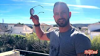 Aurbeauréal Blonde Milf Loves Sucking Cocks in Lingerie