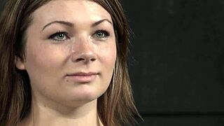 whoa curvy sub tied up in heels for rough interracial bdsm 😈