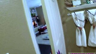 Taboo teen swallows massive load in wild fun