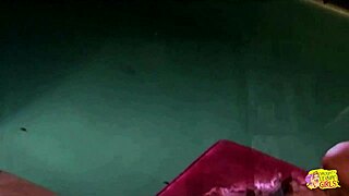 A Redhead and Brunette Enjoy Kinky Outdoor Lesbian Toy Play in Retro Style