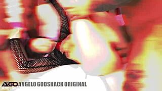 feet lovers nicole black endures 5on1 barefoot dap gangbang