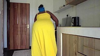 Suggestive Big Ass Housegirl Tempts Boss Into Hard Fuck