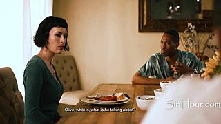 Boss Convinces Wife for BBC Fuck to Save Job