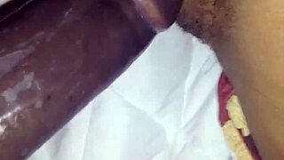 Sexy ebony ass bent over taking big black cock doggystyle pounding