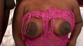 BIG BLACK Milf's THICK THIGHS Jiggle During Hard Pounding!