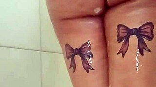 Quick Shower Tease Exposes BBW's Massive Tits and Huge Ass