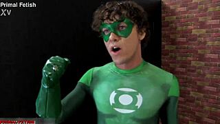 alix lynx loses control to rion king in hot green lantern parody