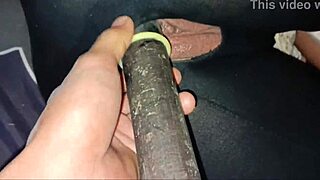 Wet pink pussy amateur street slut endures triple anal and pussy frenzy