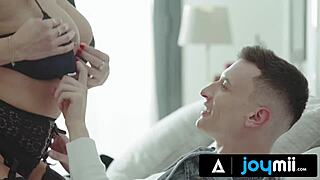 joymii maid ania kinski big tits cowgirl sex ends mouth cumshot fill