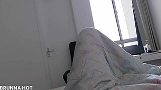 Hey, shoving this dildo deep in my wet pussy on bed after waking up?