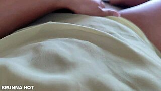 Hey, shoving this dildo deep in my wet pussy on bed after waking up?