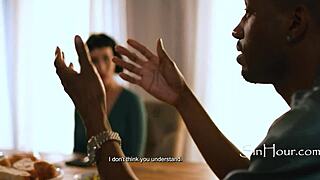 Boss Convinces Wife for BBC Fuck to Save Job