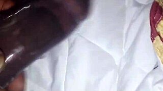 Sexy ebony ass bent over taking big black cock doggystyle pounding