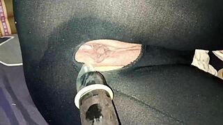 Wet pink pussy amateur street slut endures triple anal and pussy frenzy