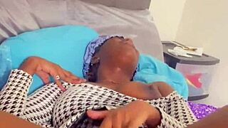 Alliyah Alecia Scotts tight pretty pussy teased in softcore solo worship