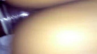 Sexy ebony ass bent over taking big black cock doggystyle pounding