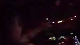 angie the fat whore sneaks car blowjob and creampie in hidden candid footage