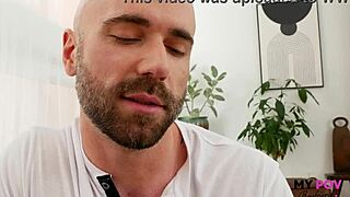 pov of tattooed muscular danny steele fingering shaved pussy then fucking hard as boyfriend