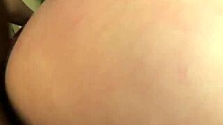 gianna's huge tits bounce while sucking and riding big black cock