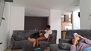 your stepmother sneaks in to suck my throbbing cock secretly