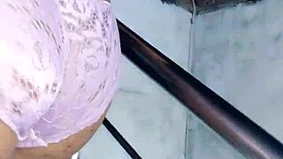 check out this feminized sissy pissing wild outdoors in hot compilation!