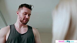 What happens when big guy spots petite blonde neighbor slut?