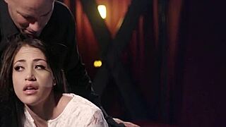 Rich Philanthropist Ravages Homeless Petite Submissive