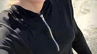 check out asian ladyboy lexi faith strutting in stockings during her fun summer outdoor vlog adventure