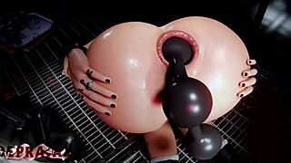 extreme gaping anal assfucking destroys lara croft's big juicy ass wide open