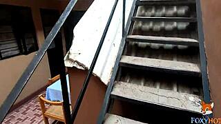 my social media fan drops by to fuck me hard while hubby is out, then he walks in on us!