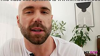 pov of tattooed muscular danny steele fingering shaved pussy then fucking hard as boyfriend