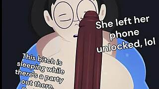 Drunken busty Argentine teen whore slurps sloppy blowjob at party!