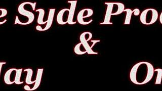 mz dani bends over in the closet squirting wet pussy juices while toying her big tits and ass