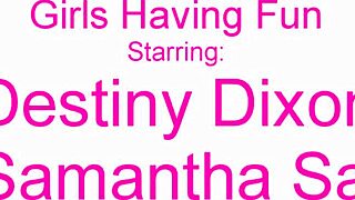 hey dixon and samantha saint lick pussies till cum