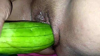 wet deepthroat blowjob ends with huge cumshot flooding shaved tight pussy