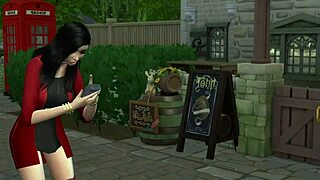 Threesome bar game turns into public cumshot frenzy