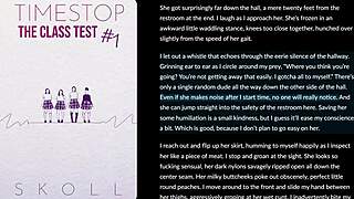 timestop classroom face fucking frenzy erupts