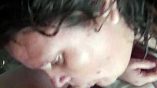 curvy milf bathtubs her soaked pussy then deep sucks cock riding to tit cumshots